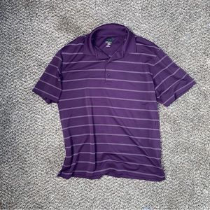 Men’s Purple Greg Norman Golf Shirt Dress Shirt